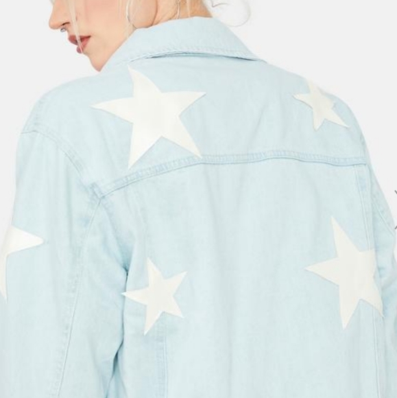 DOLLS KILL Star Patch Jean Jacket - Picture 3 of 10